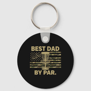 Vater Disc Golf Bester Vater Nach Par Lustiger Dis Schlüsselanhänger