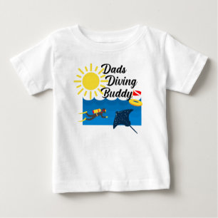 Vater Diving Buddy Design - Baby Fine Jersey T-Shi Baby T-shirt