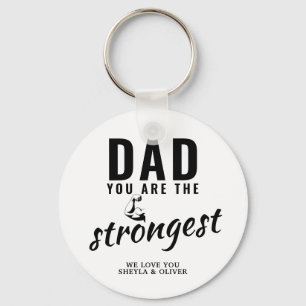 Vater du bist der stärkste Vatertag Schlüsselanhänger
