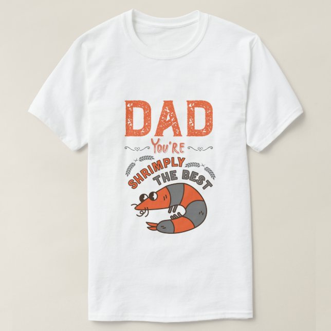 Vater, du bist die Geilheit der Besten! Sonniger V T-Shirt (Design vorne)