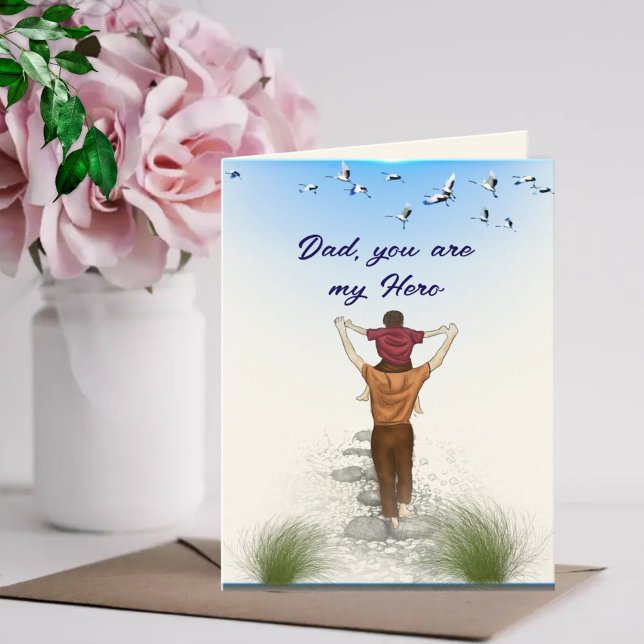 Vater, du bist mein Held Karte (Von Creator hochgeladen)