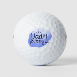 Vater, du bist meine Nummer 1 Golfball