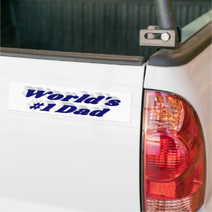 Vater dunkelblauer Autoaufkleber