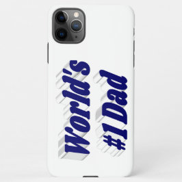 Vater dunkelblauer Text iPhone 11Pro Max Hülle