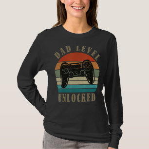 Vater-Ebene Entsperrtes Vintages Retro-Videospiel T-Shirt