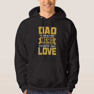 Vater Ein Söhne Erster Held Eine Töchter Erste Lie Hoodie