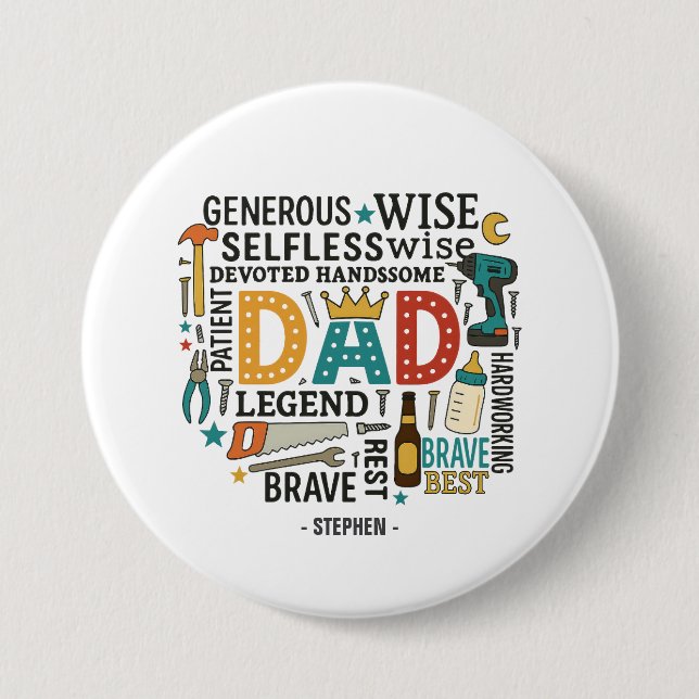 Vater - Ein Tribut an Kraft, Liebe und Hingabe (2) Button (Vorderseite)