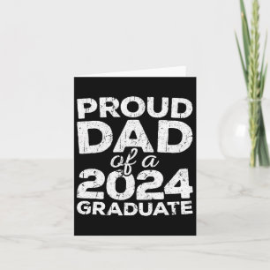Vater eines 2024-Grad-Senior-Cl-Abschlüsse Karte