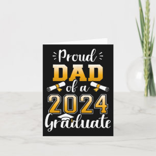 Vater eines Cl von 2024 Graduate Senior Abschluss Karte