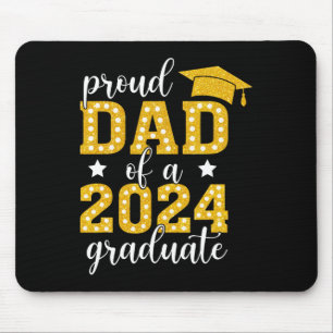 Vater eines Cl von 2024 Graduate Senior Abschluss Mousepad