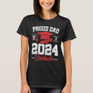 Vater eines Cl von 2024 Hochschulabsolventen Absch T-Shirt