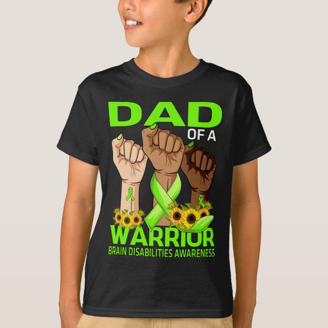 Vater eines Kriegers T-Shirt (Vorderseite)