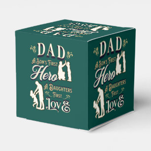 Vater eines Sohnes Erste Liebe einer Tochter Geschenkschachtel