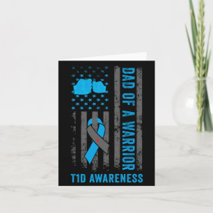 Vater eines T1D-Kriegers Diabetiker Typ-1-Diabetes Karte