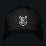 Vater Einfache moderne Typografie Bestickte Baseballkappe<br><div class="desc">Vater Simple Modern Typografy Custom Sticked Baseball Cap bietet die einfache moderne bestickte Text "Vater". Perfekt als Geschenk für Vater's Day,  Weihnachten,  Geburtstag und mehr. Erstellt von Evco Studio www.zazzle.com/store/evcostudio</div>