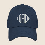 Vater Einfache moderne Typografie Bestickte Baseballkappe<br><div class="desc">Vater Simple Modern Typografy Custom Sticked Baseball Cap bietet die einfache moderne bestickte Text "Vater". Perfekt als Geschenk für Vater's Day,  Weihnachten,  Geburtstag und mehr. Erstellt von Evco Studio www.zazzle.com/store/evcostudio</div>