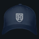 Vater Einfache moderne Typografie Bestickte Baseballkappe<br><div class="desc">Vater Simple Modern Typografy Custom Sticked Baseball Cap bietet die einfache moderne bestickte Text "Vater". Perfekt als Geschenk für Vater's Day,  Weihnachten,  Geburtstag und mehr. Erstellt von Evco Studio www.zazzle.com/store/evcostudio</div>