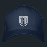 Vater Einfache moderne Typografie Bestickte Baseballkappe<br><div class="desc">Vater Simple Modern Typografy Custom Sticked Baseball Cap bietet die einfache moderne bestickte Text "Vater". Perfekt als Geschenk für Vater's Day,  Weihnachten,  Geburtstag und mehr. Erstellt von Evco Studio www.zazzle.com/store/evcostudio</div>