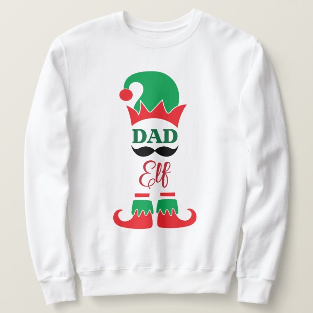 Vater Elf | Weihnachten Sweatshirt (Design vorne)