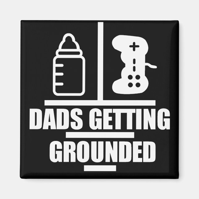Vater erhalten Grounded Logo-Magnet Magnet (Vorne)