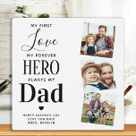 Vater Erste Liebe Forever Hero Personalisiert 3 Fo Fotoplatte<br><div class="desc">Überraschen Sie Papa diesen Tag mit einer personalisierten 3-Foto-Plakette. "Meine erste Liebe, Mein ewiger Held, Immer mein Vater" Personalisieren Sie diese Papa-Plakette mit Lieblings-Fotos, Nachrichten und Namen. Besuchen Sie unsere Kollektion für die Tagesgeschenke und die personalisierten Papa-Geschenke. COPYRIGHT © 2020 Judy Burrows, Black Dog Art - Alle Rechte vorbehalten. Vater...</div>