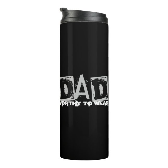 VATER - es lohnt sich zu tragen Thermosbecher (Nach rechts gedreht)