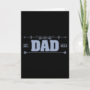Vater Est. 2003 Daddy Vatertag Karte