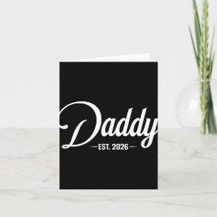 Vater Est. 2026 Erwarte Baby 2026, Vater 2026 Neue Karte