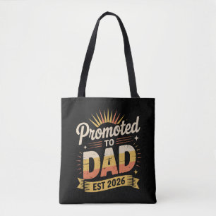 Vater Est. 2026 Lustige neue Vater Schwangerschaft Tasche