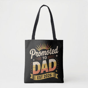 Vater Est. 2026 Lustige neue Vater Schwangerschaft Tasche
