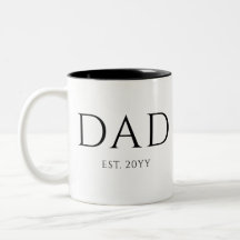 Vater Est Modern New Daddy zum Vater geworben