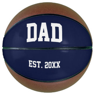 VATER Est. Vorlage für dunkelblauen und weißen Tex Basketball