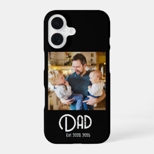 Vater Etabliert Photo Grunge Text iPhone 16 Hülle
