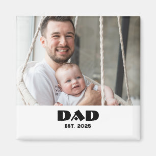 Vater Etablierte Fotogeschenk Magnet