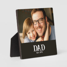 Vater etablierte Geschenkbild zum Vatertag