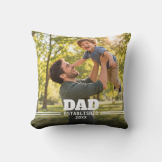 Vater etablierte Vaterschaft Familien-Geschenk Kissen