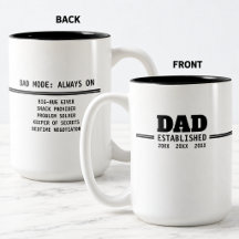 Vater etablierte Vaterschaft Geschenk