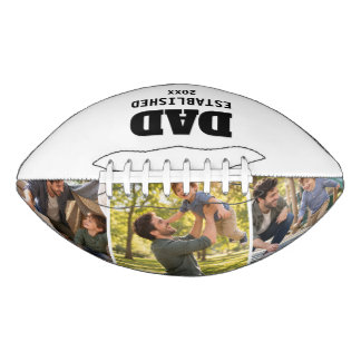 Vater etablierte Vaterschaftsfoto-Geschenk Football