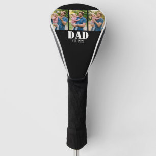 Vater Etabliertes Jahr Benutzerdefiniertes 3-Foto- Golf Headcover