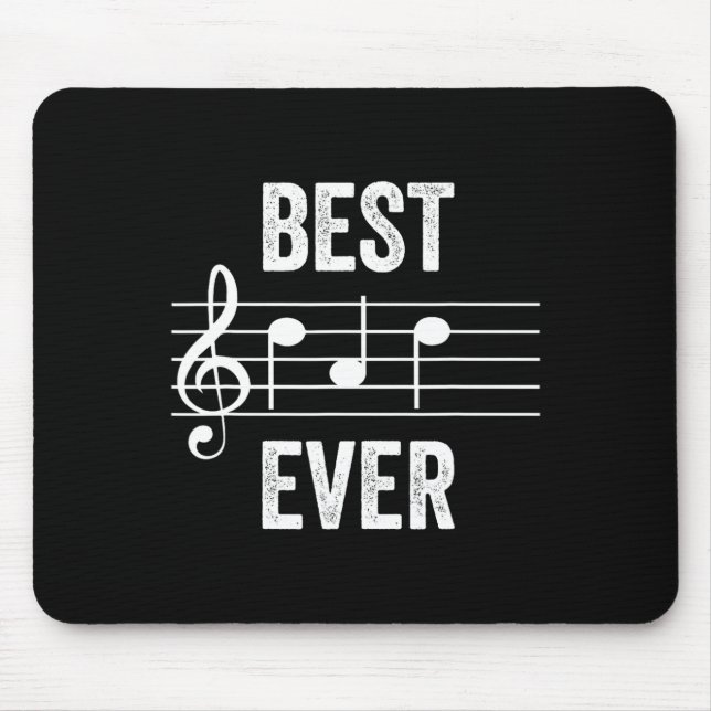 Vater Ever Musiknotens Funny Vaters Day Geschenk Mousepad (Vorne)