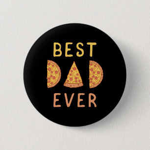Vater Ever Pizza Lover Vathers Day Papa Elternscha Button