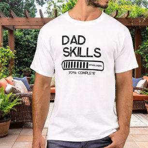 Vater-Fähigkeiten Herunterladen Lustig Neuer Vater T-Shirt