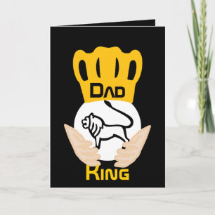 Vater Family Lion King individuell anpassen Karte