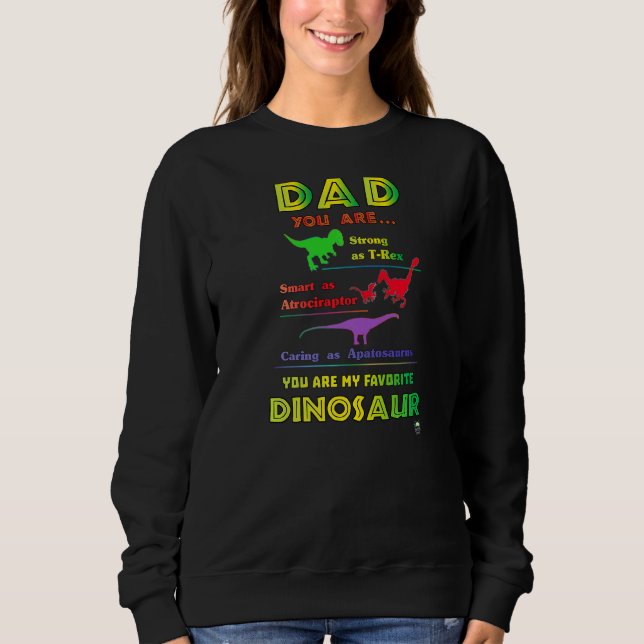 Vater Favorite Dinosaur Sweatshirt (Vorderseite)