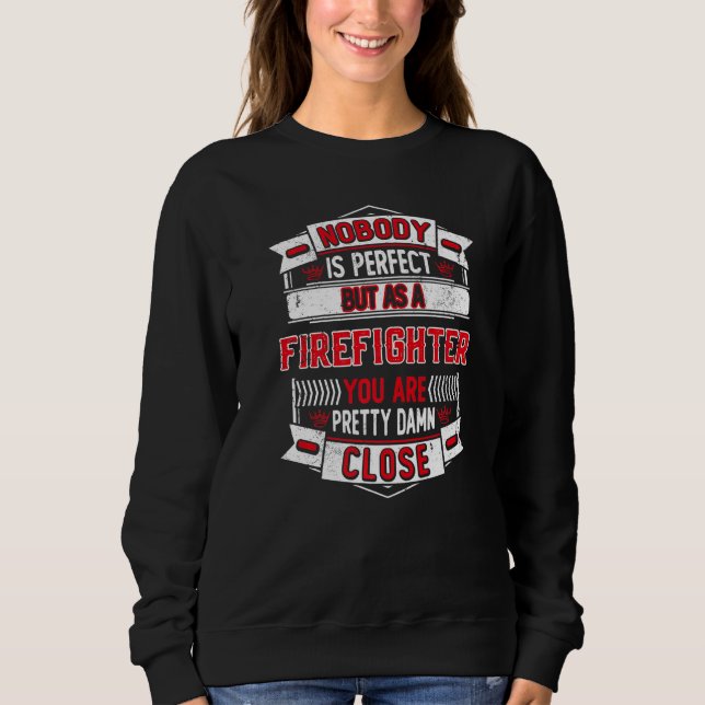 Vater Feuerwehrmann Sweatshirt (Vorderseite)