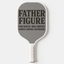 Vater Figur Pun-Händler Lustiges Vater-Shirt Pickleball Schläger