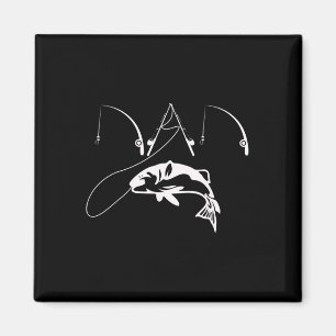 Vater Fischerei Fischer Daddy Fathers Day Gif Magnet