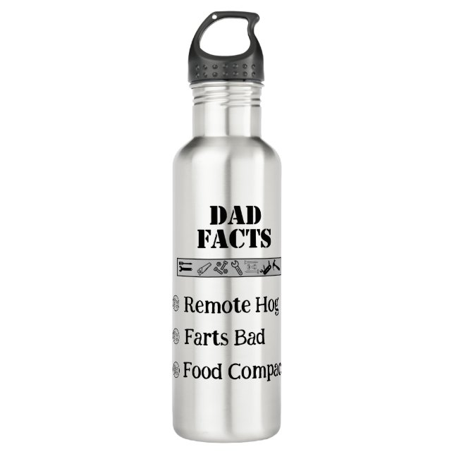 Vater Flasche Wasser Edelstahlflasche (Vorderseite)