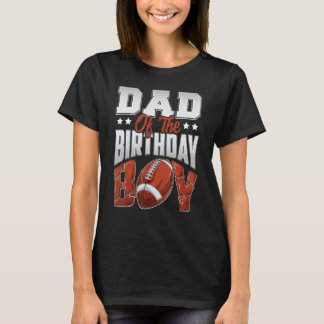 Vater Football Geburtstagsjunge Familie Baller am T-Shirt