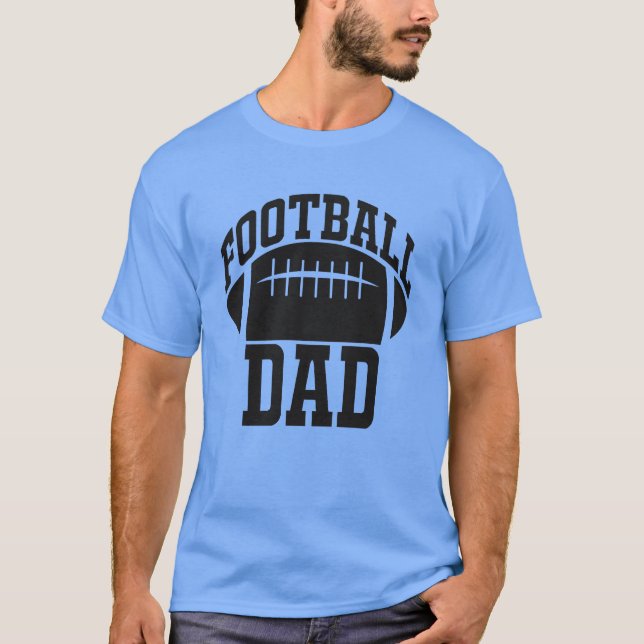 Vater Football T - Shirt individuell anpassbar (Vorderseite)